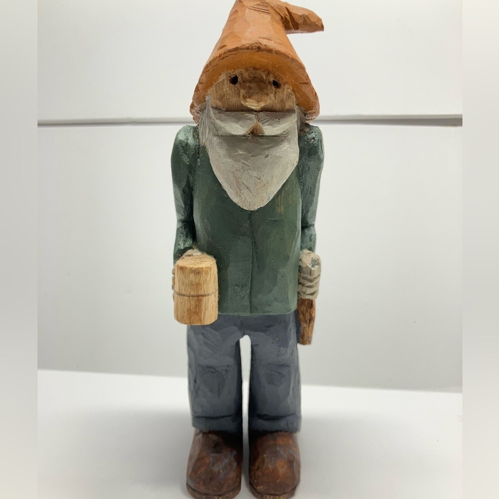 Hand Carved Sculpture, Basswood, 2 1/2 inches x 10 inches